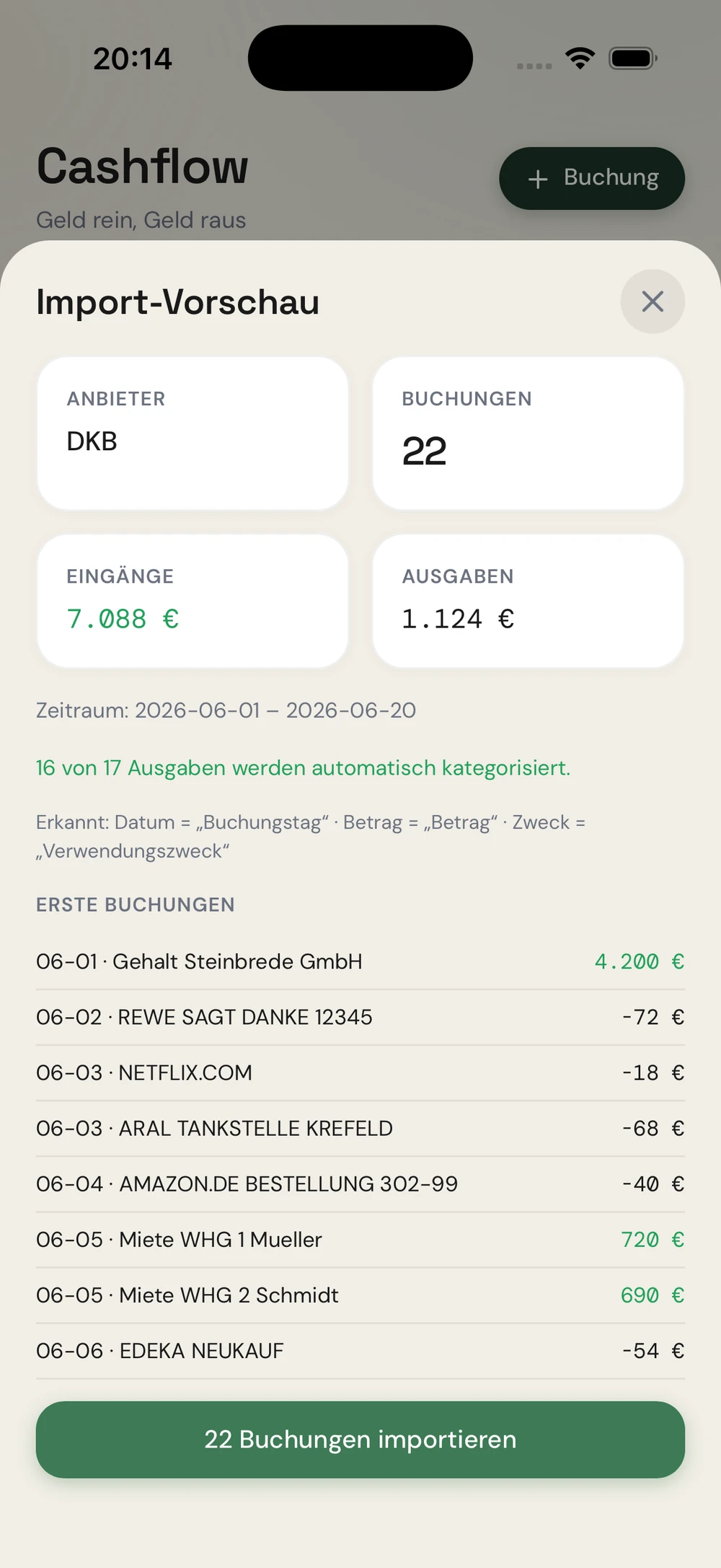 CSV-Import